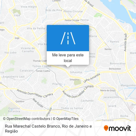 Rua Marechal Castelo Branco mapa