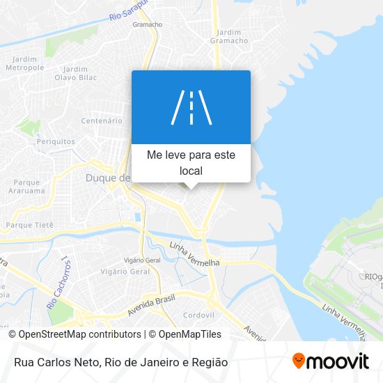 Rua Carlos Neto mapa