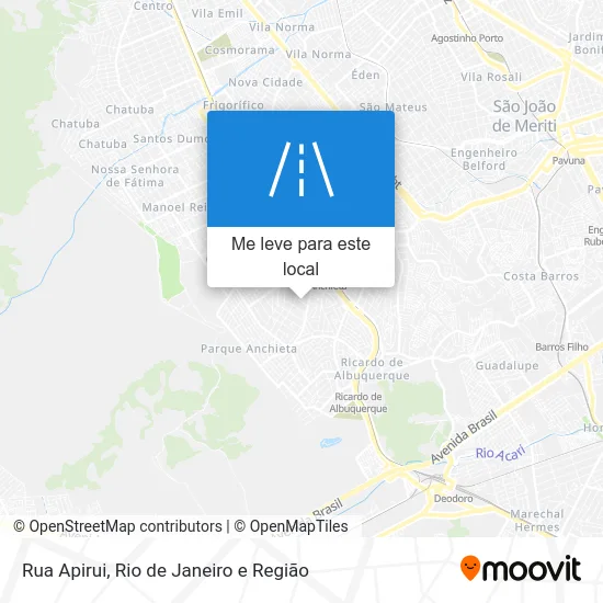 Rua Apirui mapa