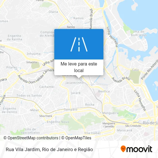 Rua Vila Jardim mapa