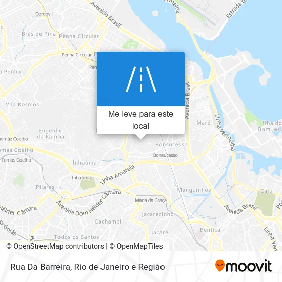 Rua Da Barreira mapa