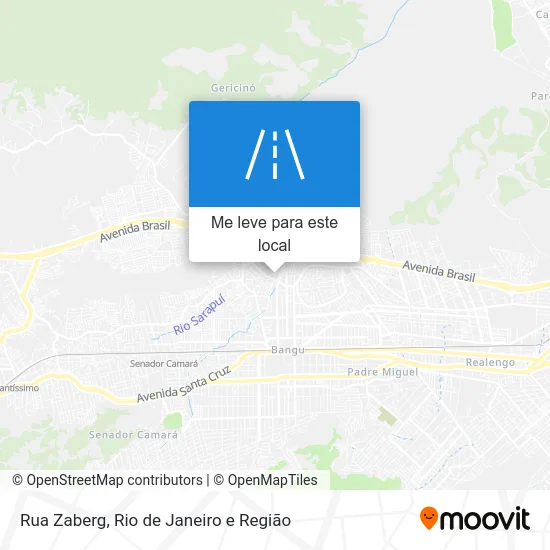 Rua Zaberg mapa