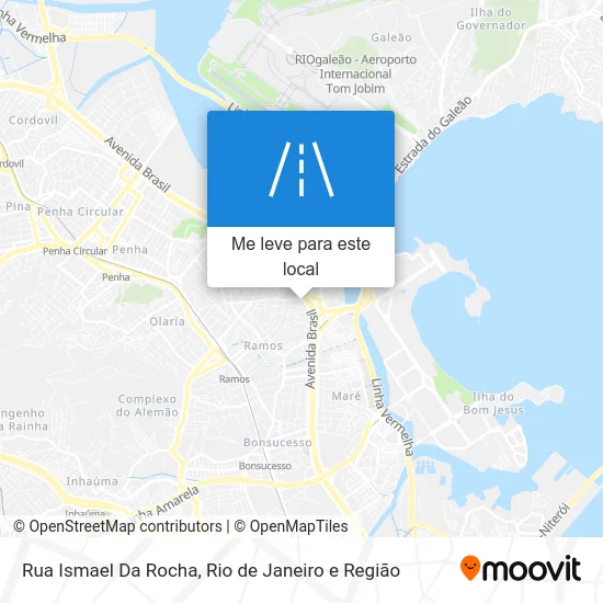 Rua Ismael Da Rocha mapa