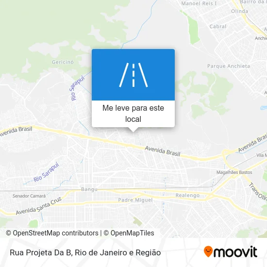 Rua Projeta Da B mapa