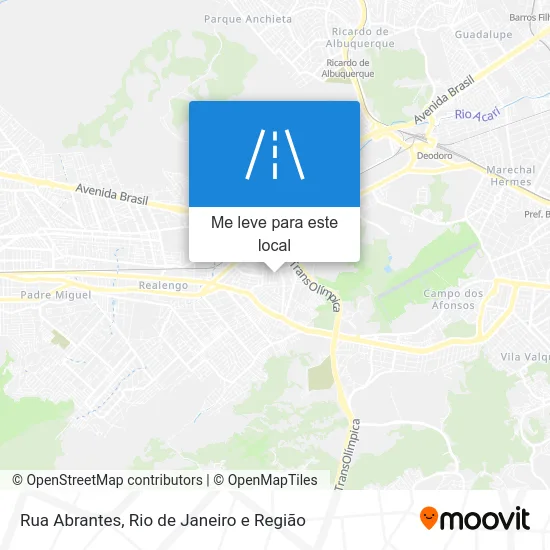 Rua Abrantes mapa