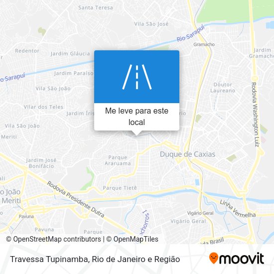 Travessa Tupinamba mapa