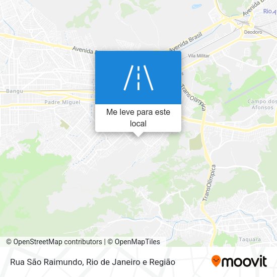 Rua São Raimundo mapa