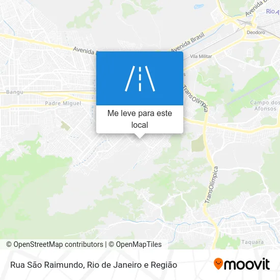 Rua São Raimundo mapa
