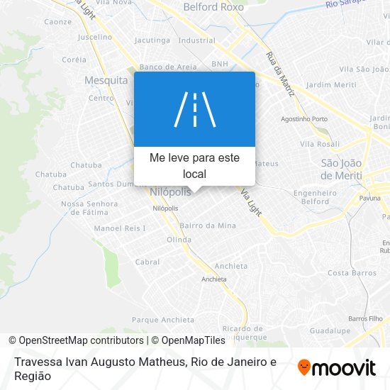 Travessa Ivan Augusto Matheus mapa