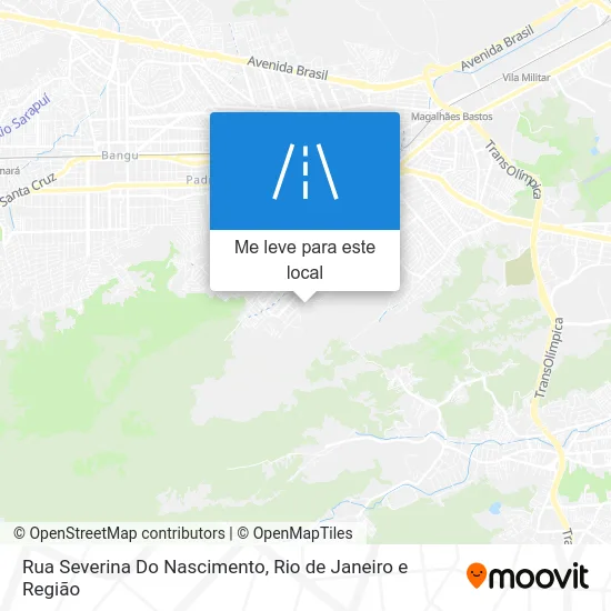 Rua Severina Do Nascimento mapa