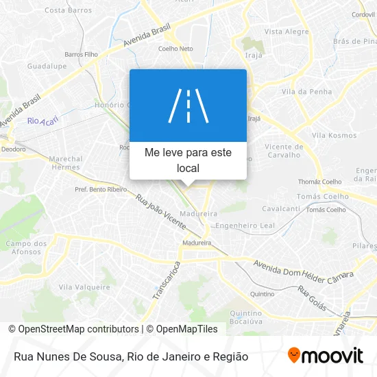 Rua Nunes De Sousa mapa