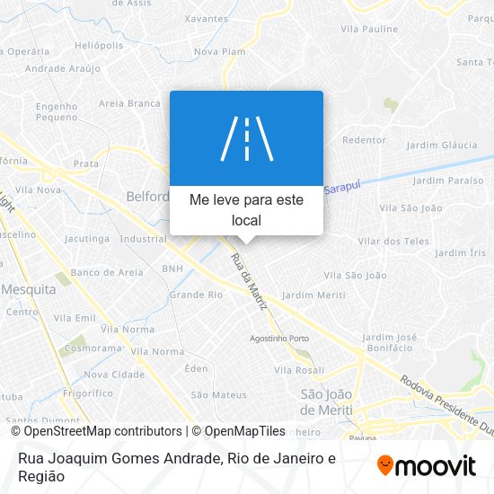Rua Joaquim Gomes Andrade mapa