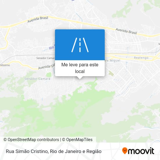 Rua Simão Cristino mapa