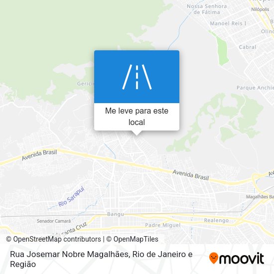 Rua Josemar Nobre Magalhães mapa