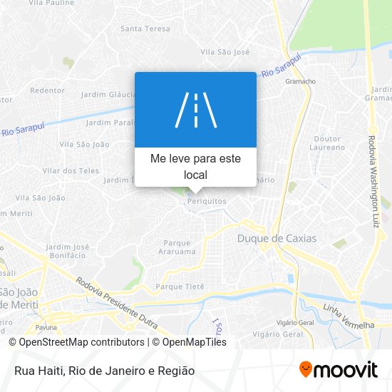 Rua Haiti mapa