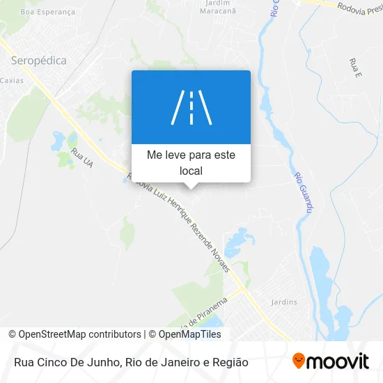Rua Cinco De Junho mapa