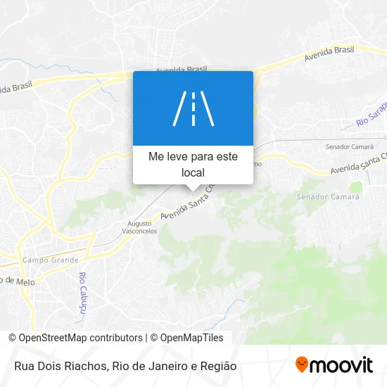 Rua Dois Riachos mapa