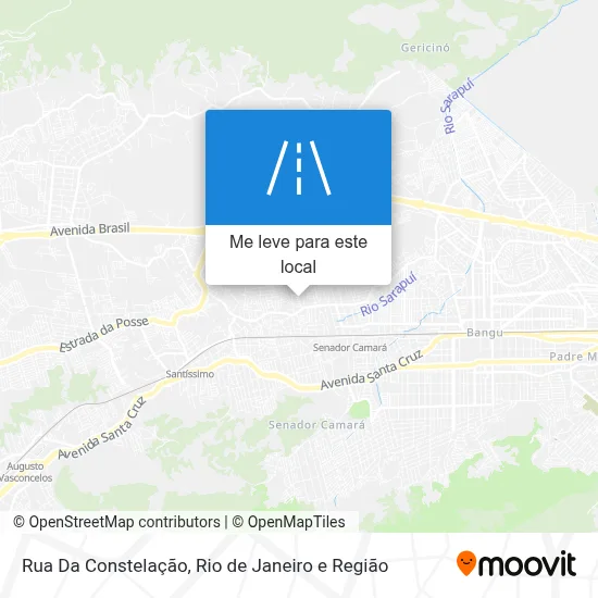 Rua Da Constelação mapa