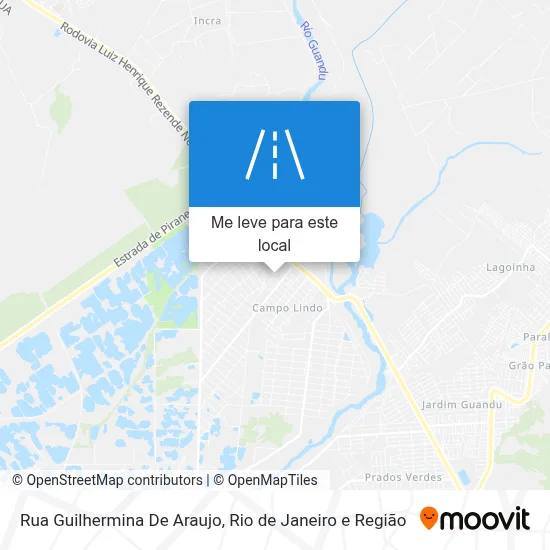 Rua Guilhermina De Araujo mapa