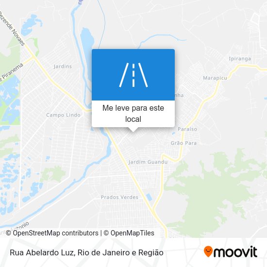 Rua Abelardo Luz mapa