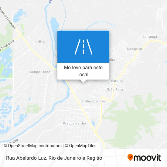 Rua Abelardo Luz mapa