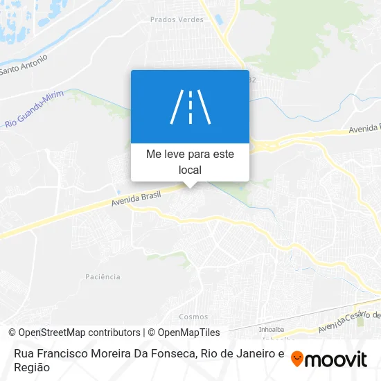 Rua Francisco Moreira Da Fonseca mapa