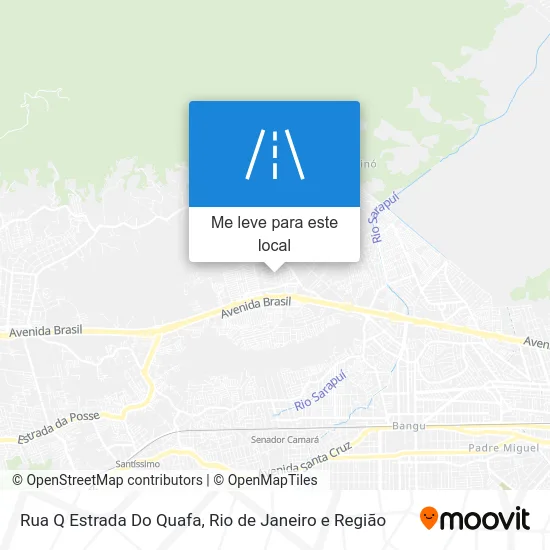 Rua Q Estrada Do Quafa mapa