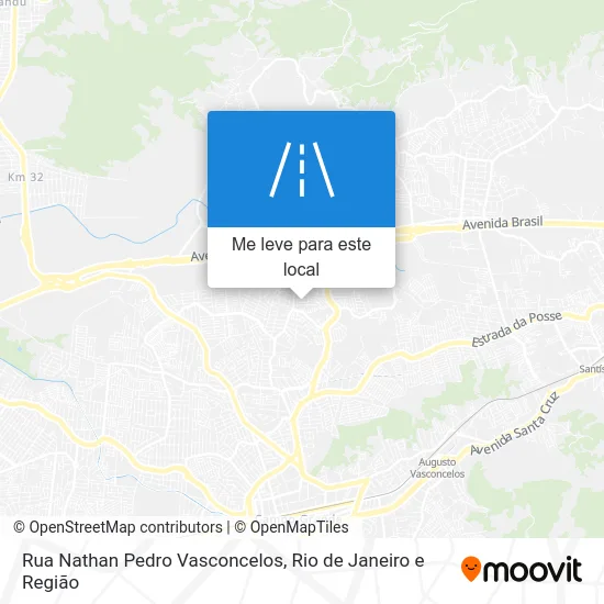 Rua Nathan Pedro Vasconcelos mapa