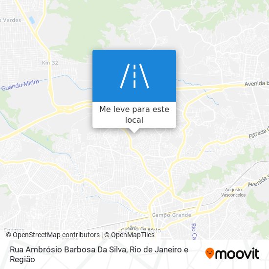 Rua Ambrósio Barbosa Da Silva mapa