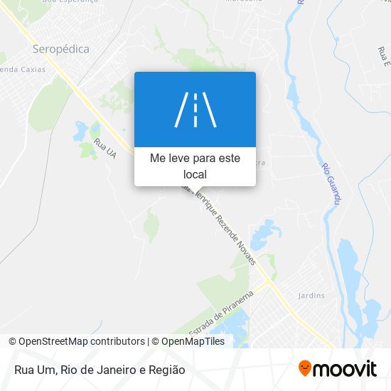 Rua Um mapa