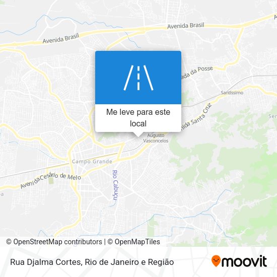 Rua Djalma Cortes mapa