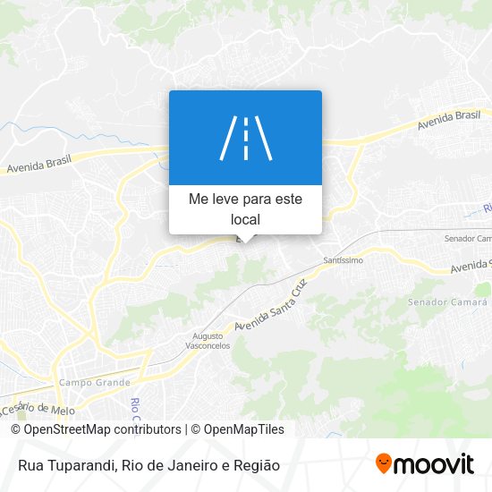 Rua Tuparandi mapa