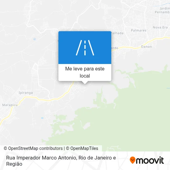 Rua Imperador Marco Antonio mapa