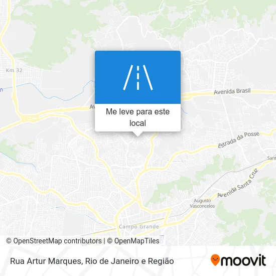 Rua Artur Marques mapa