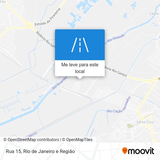 Rua 15 mapa