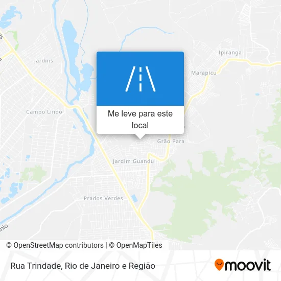 Rua Trindade mapa