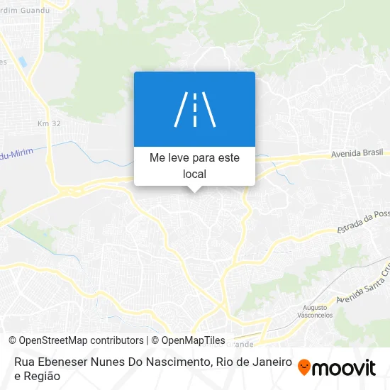 Rua Ebeneser Nunes Do Nascimento mapa