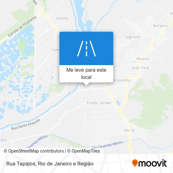 Rua Tapajos mapa