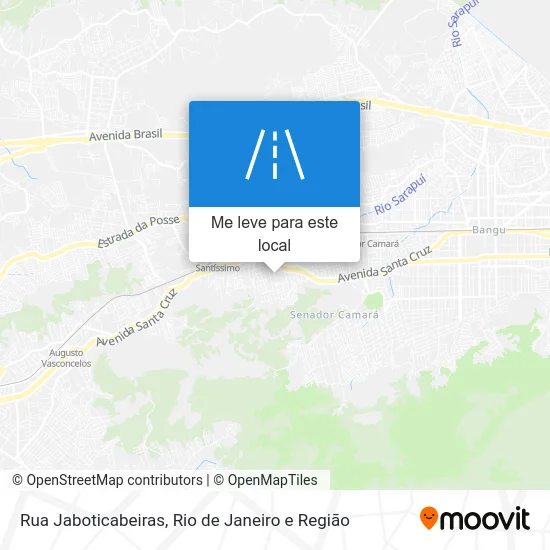Rua Jaboticabeiras mapa