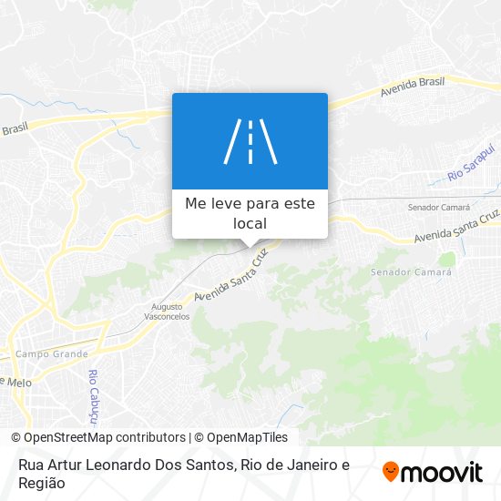 Rua Artur Leonardo Dos Santos mapa