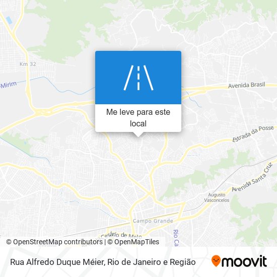 Rua Alfredo Duque Méier mapa