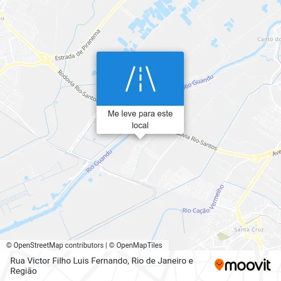 Rua Victor Filho Luis Fernando mapa