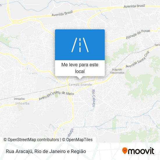 Rua Aracajú mapa