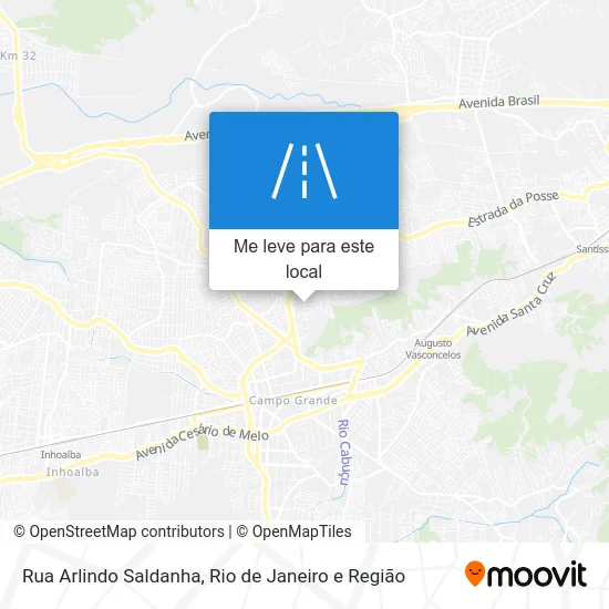 Rua Arlindo Saldanha mapa