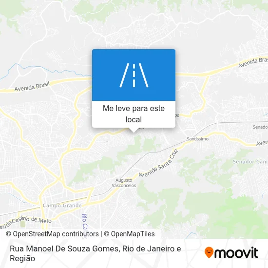 Rua Manoel De Souza Gomes mapa