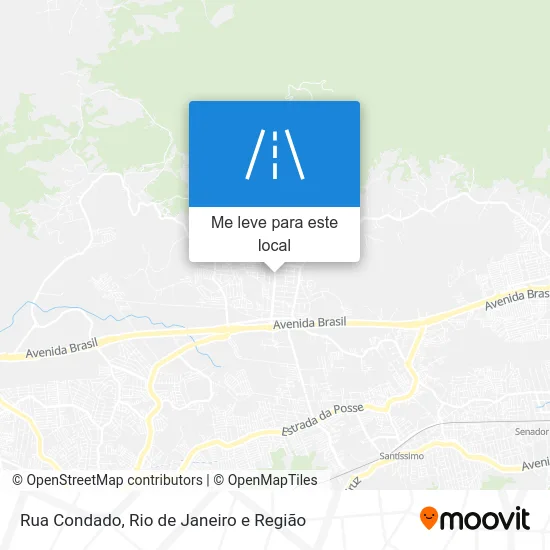 Rua Condado mapa