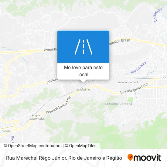 Rua Marechal Rêgo Júnior mapa