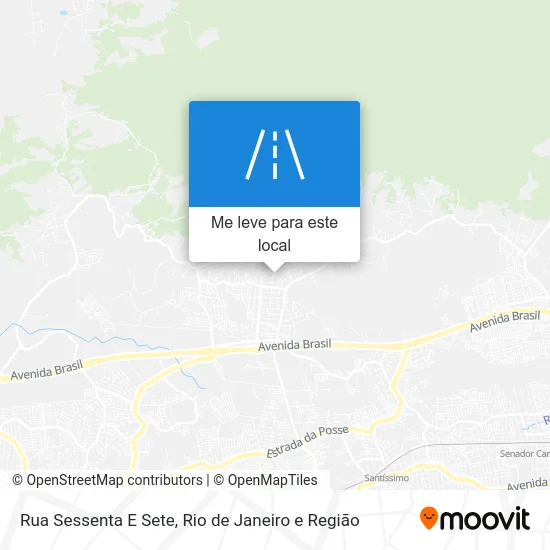 Rua Sessenta E Sete mapa