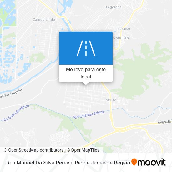 Rua Manoel Da Silva Pereira mapa