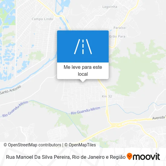 Rua Manoel Da Silva Pereira mapa